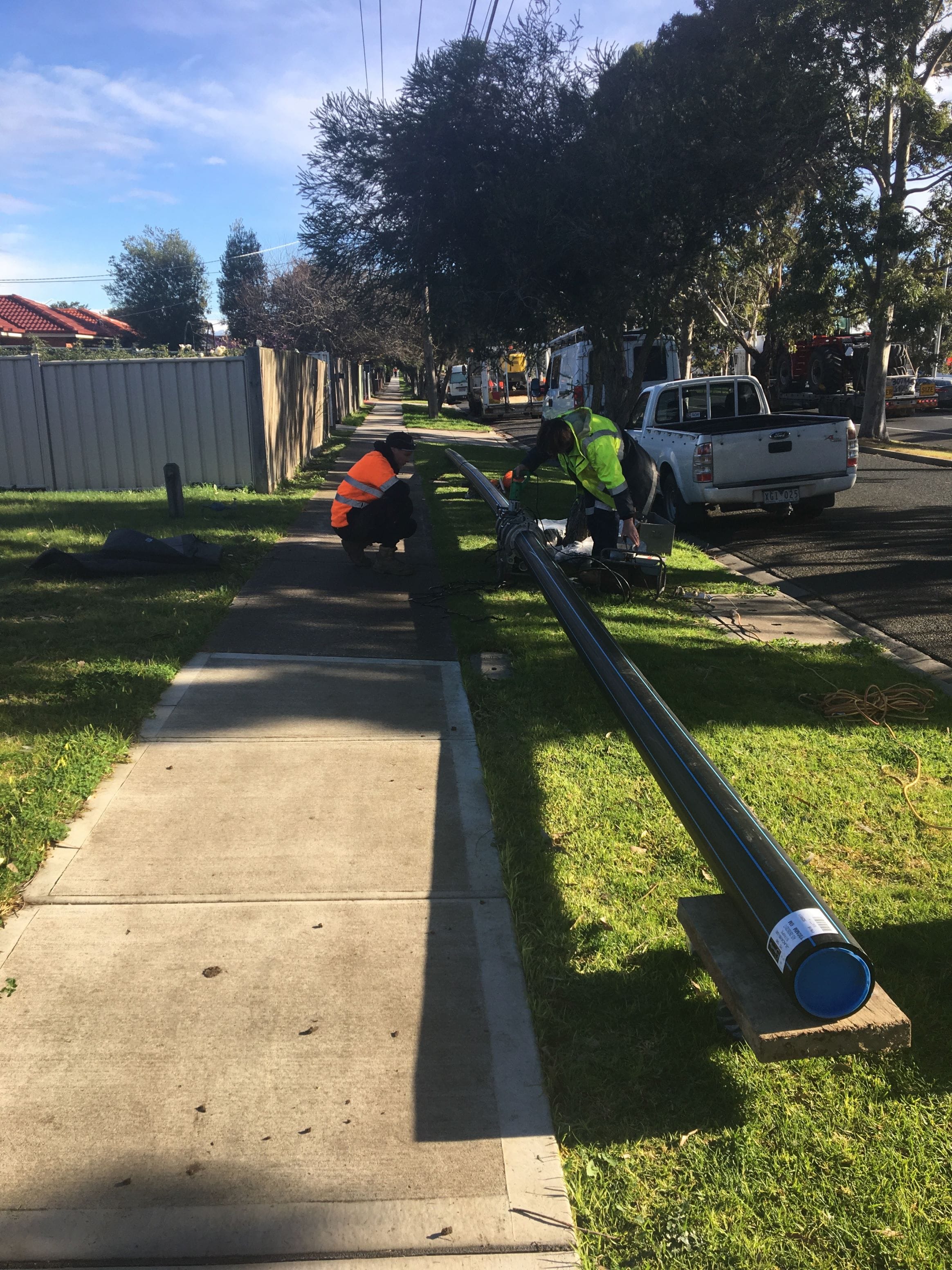 Laying Of Pipes And Culverts
