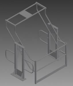 Pallet Safety Gate - Custom Made for Mezzanine